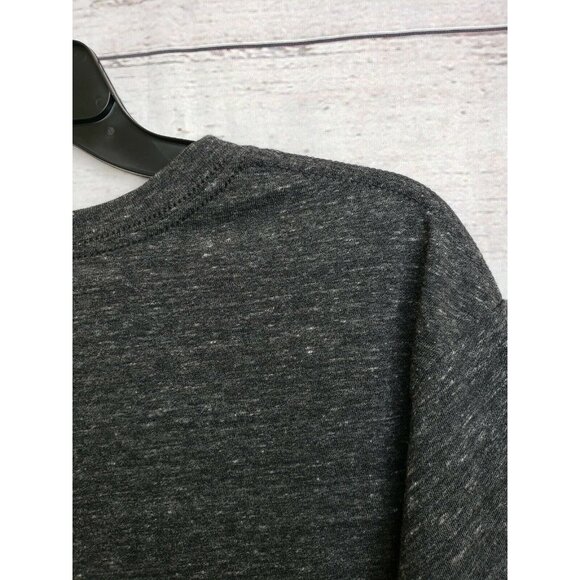 Men's Bean Town Fanatics Polyester Cotton Boston Bruins Gray T-Shirt with Yellow - Picture 7 of 9